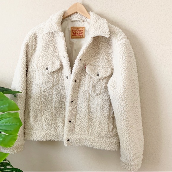 Levi’s All Over Sherpa Sherling Trucker Jacket - Picture 5 of 16